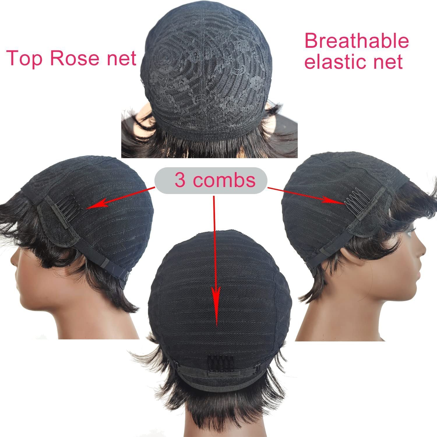 Deep Curly Fringe Human Hair Wigs With Bangs Deep Curly Fringe Human Hair Wigs With Bangs